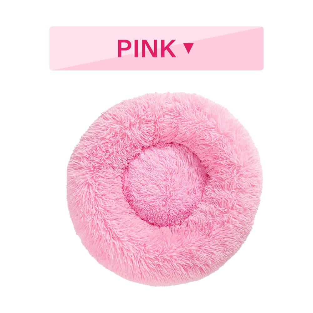 Cama calmante antiestrés tipo donut para mascotas HuellaHome - foto 10