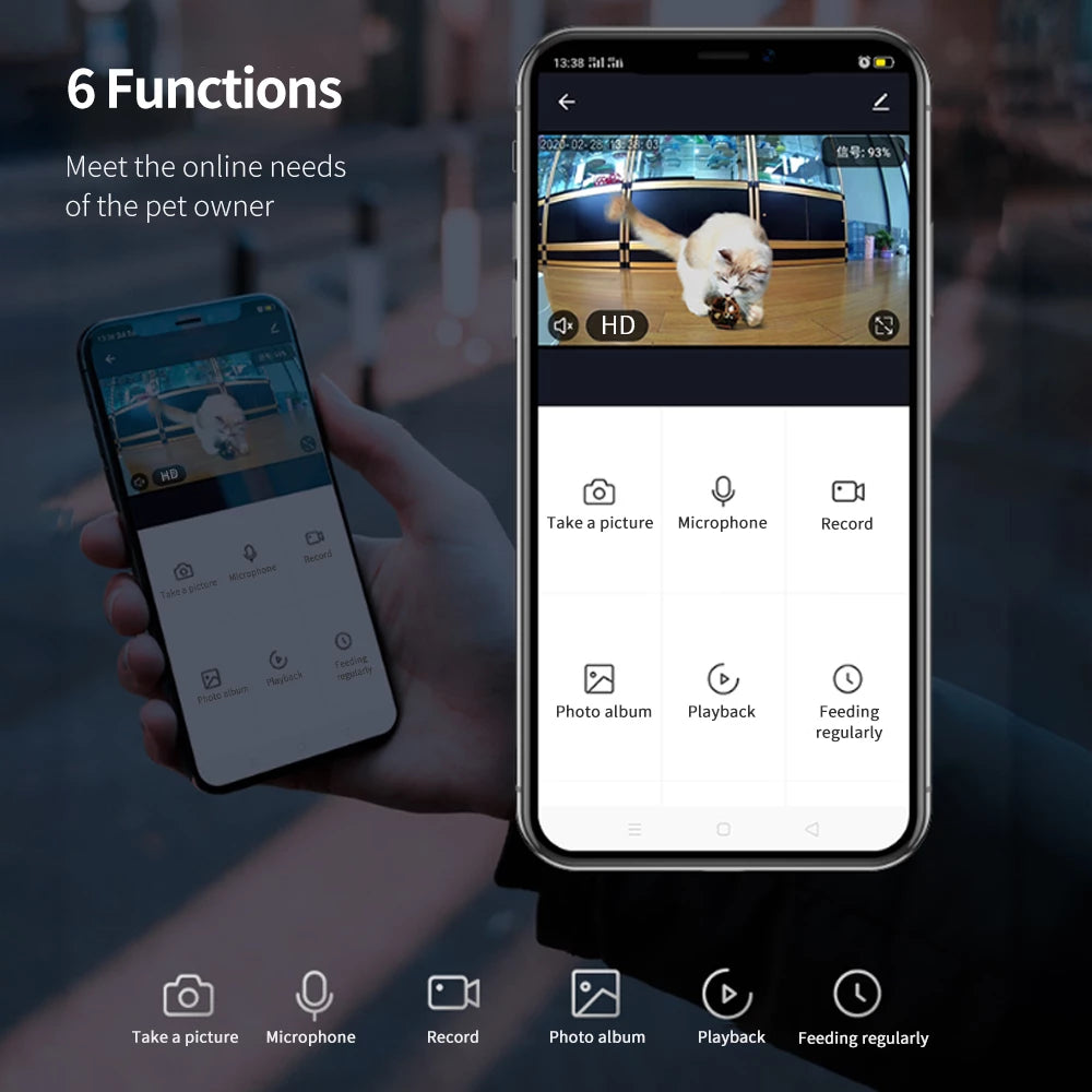 Cámara comedero inteligente con app para mascotas HuellaHome - foto 2