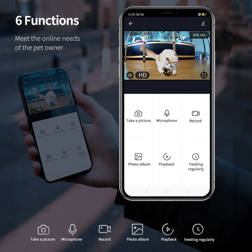 Cámara comedero inteligente con app para mascotas HuellaHome - foto 2