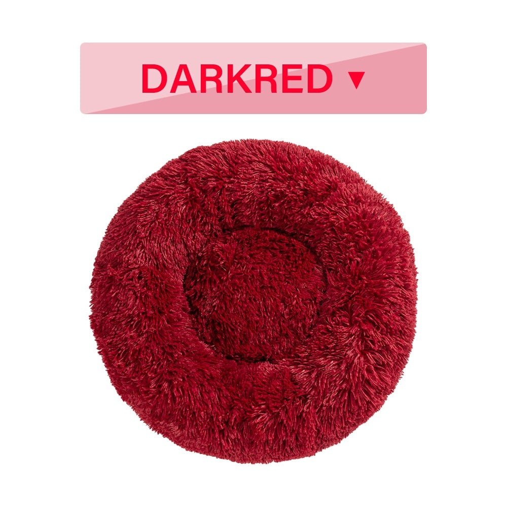 Cama calmante antiestrés tipo donut para mascotas HuellaHome - foto 6