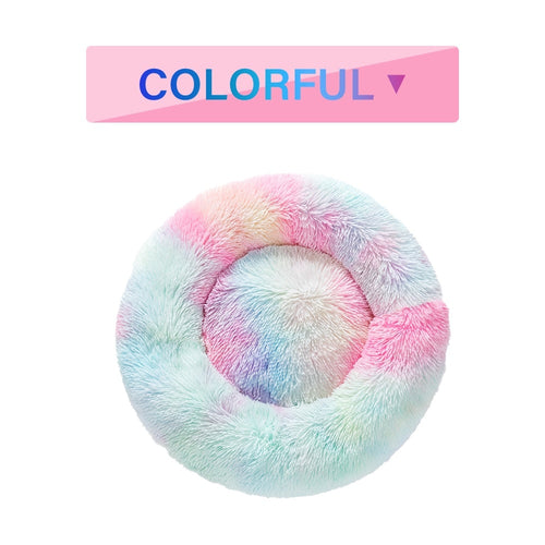 Cama calmante antiestrés tipo donut para mascotas HuellaHome - foto 2