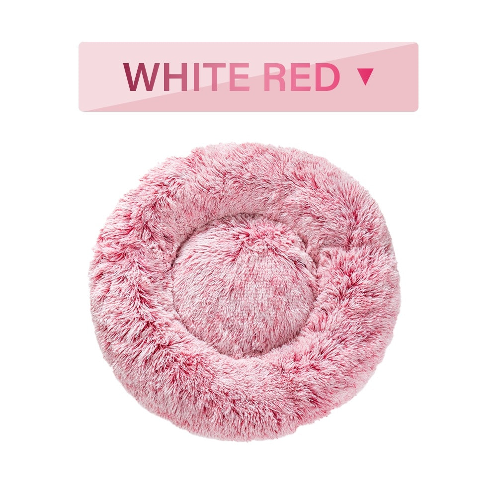 Cama calmante antiestrés tipo donut para mascotas HuellaHome - foto 15