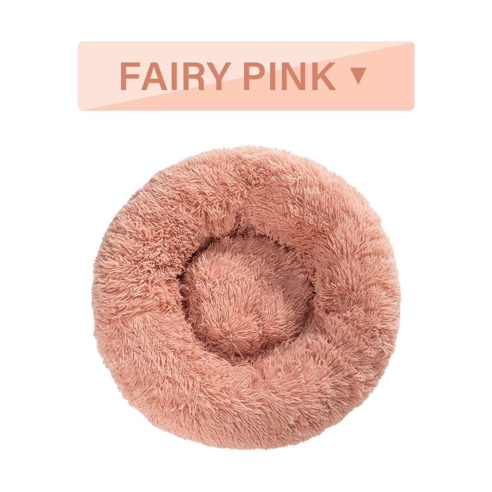 Cama calmante antiestrés tipo donut para mascotas HuellaHome - foto 12